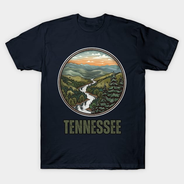 Tennessee State USA T-Shirt by Mary_Momerwids